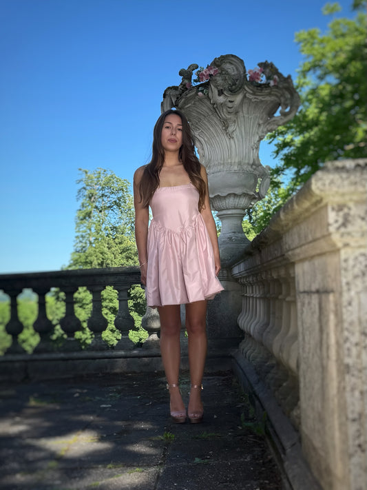 Robe boule à strass