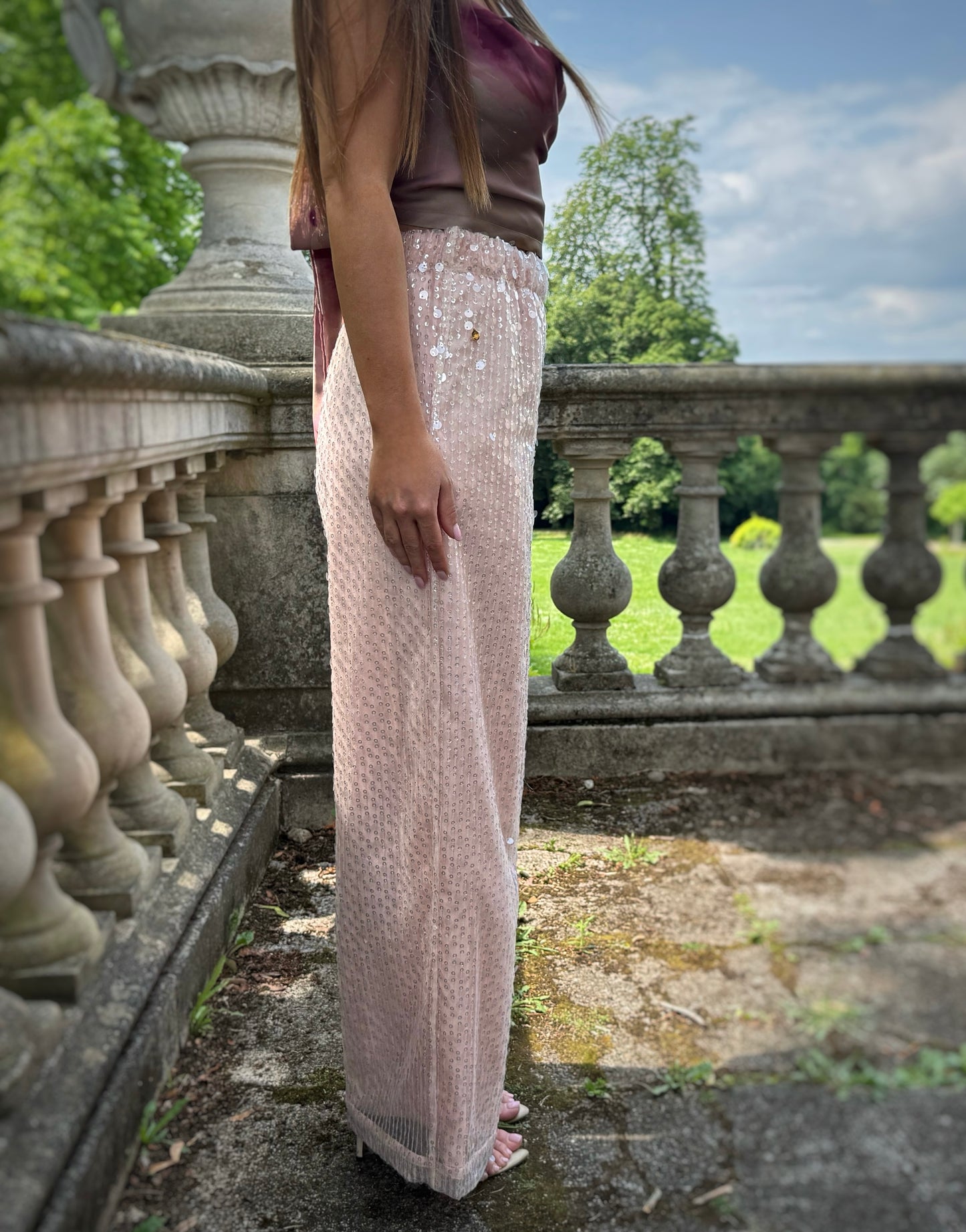 Pantalon à sequins