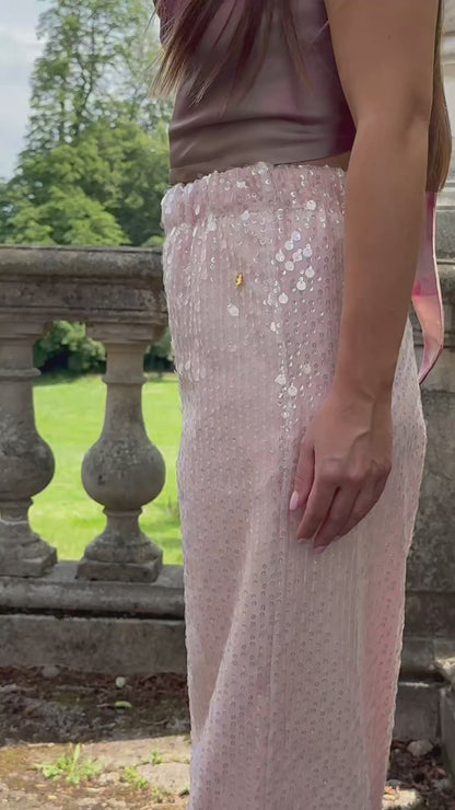 Pantalon à sequins